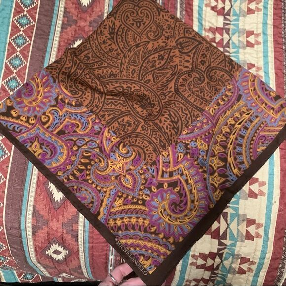 New Michelangelo Printed Scarf - Picture 3 of 5